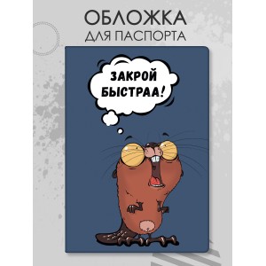 Обложка для паспорта Верни обратно